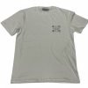 Monogram Dark Print White T Shirt