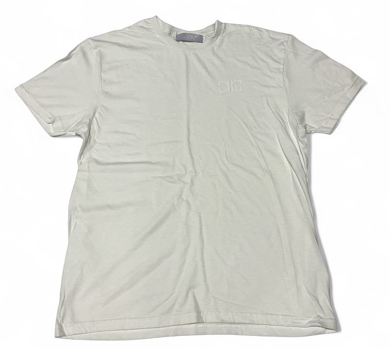 Signature Light Raised White T Shirt